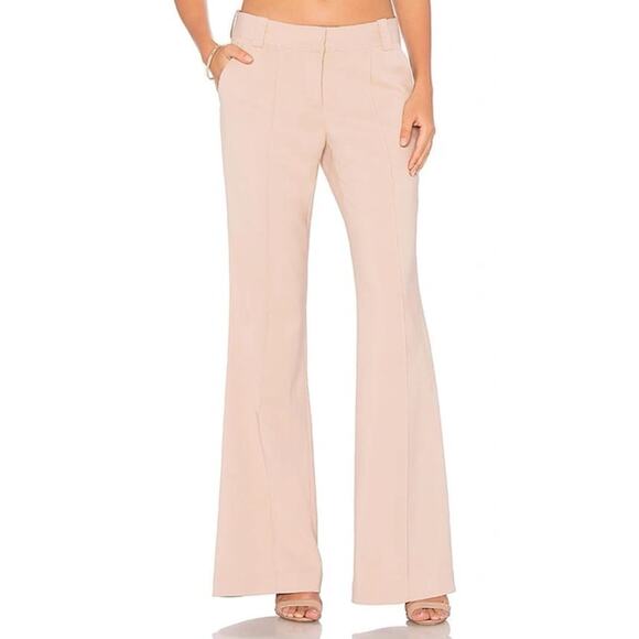 A.L.C. Pants - A.L.C Lawrence Dusty Rose Pink Mid Rise Flared Trouser Pants Women’s Size 0